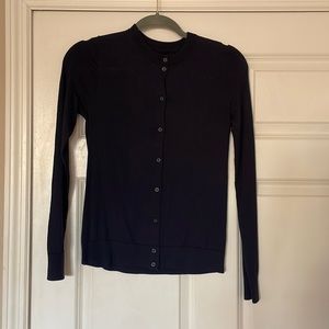 Navy blue Jcrew cardigan